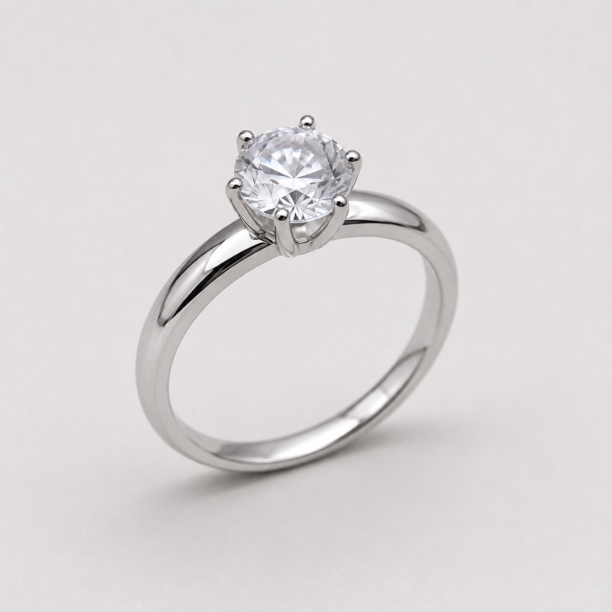 Anillo Solitario Zirconia