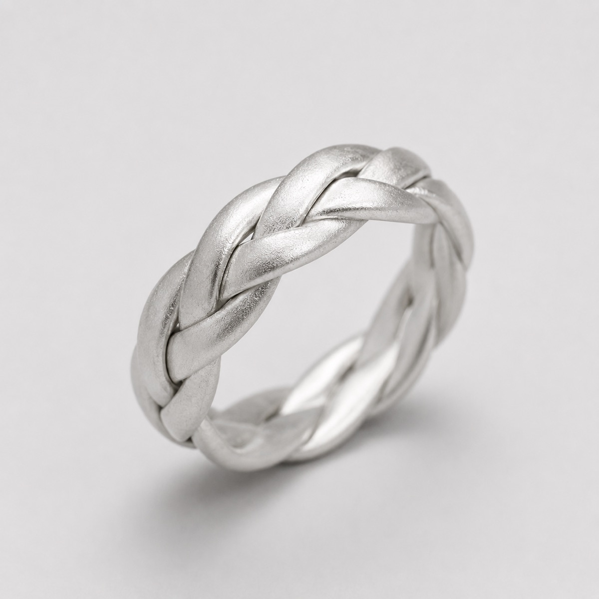 Anillo Trenzado Plata