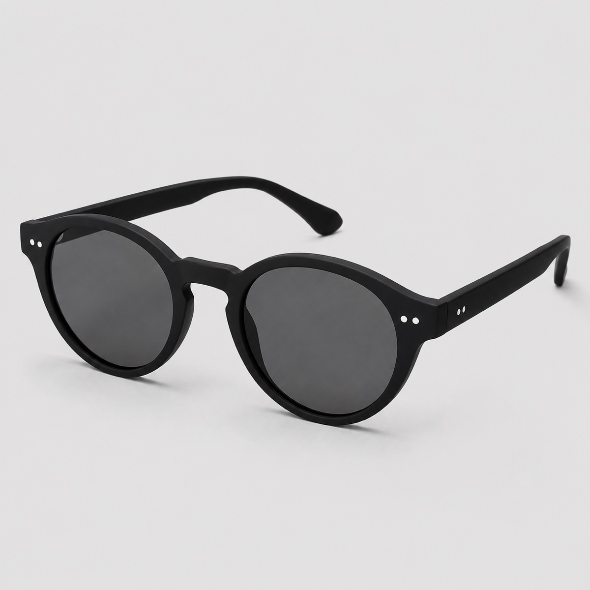 Lentes de Sol Redondos Noir